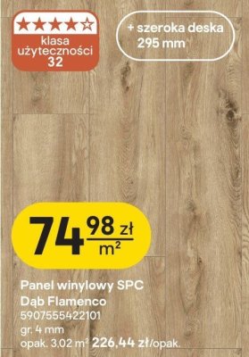 Panel winylowy SPC Dąb Flamenco promocja w Castorama