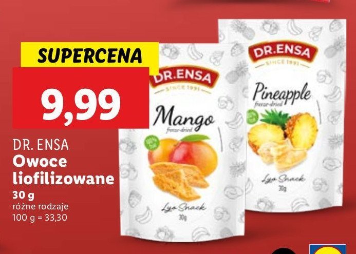 Ananas Dr. ensa promocja