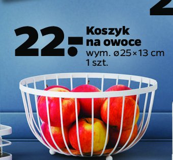Koszyk na owoce 25 x 13 cm Tadar promocje