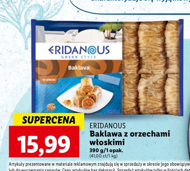 Baklawa Eridanous promocja