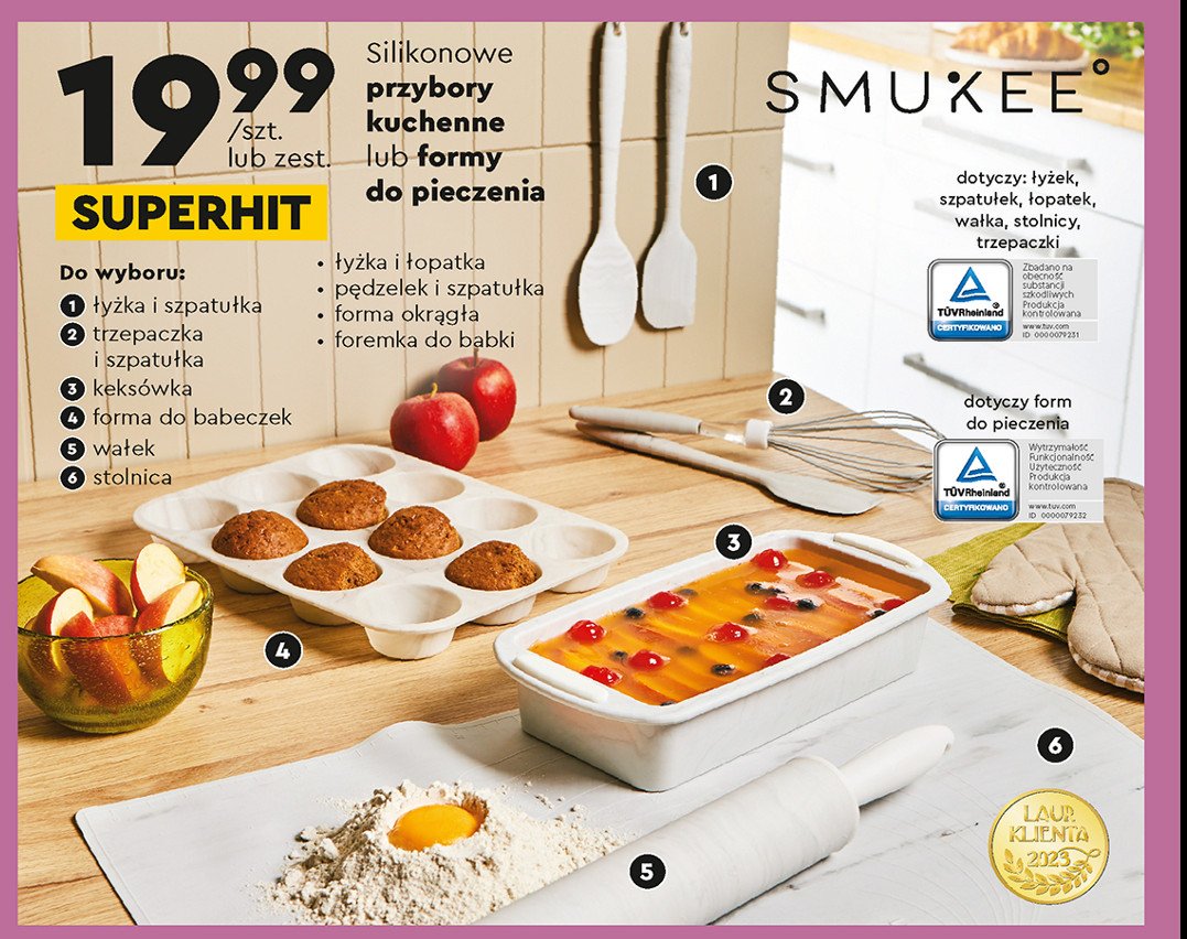 Trzepaczka i szpatu艂ka Smukee promocja