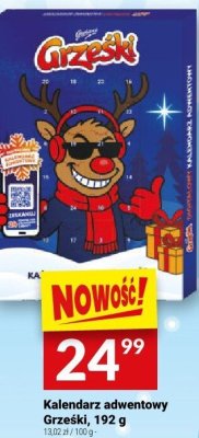 Kalendarz adwentowy Grzeski, 192 g promocja w Twój Market