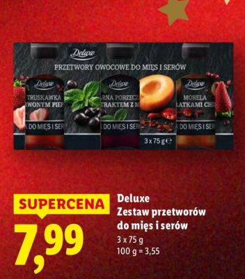 Zestaw przetworów do mięs i serów Deluxe promocja w Lidl