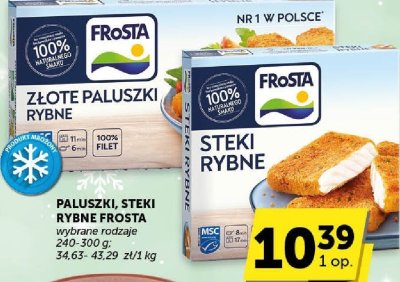 Paluszki, steki rybne Frosta wybrane rodzaje promocja w ABC