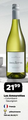 Wino Les Amourettes Colombard-Sauvignon promocja w Netto