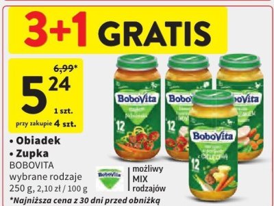 Obiadek, Zupka BOBOVITA wybrane rodzaje promocja w Intermarche