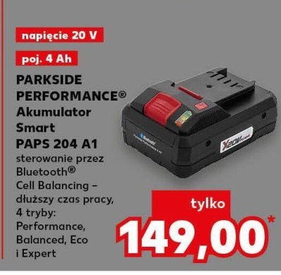 Akumulator Smart PAPS 204 A1 promocja w Kaufland