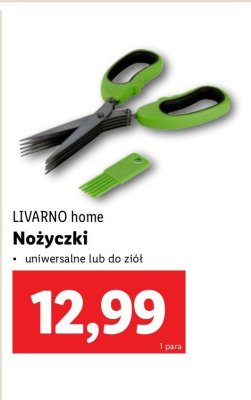 Nożyczki do ziół LIVARNO HOME promocja