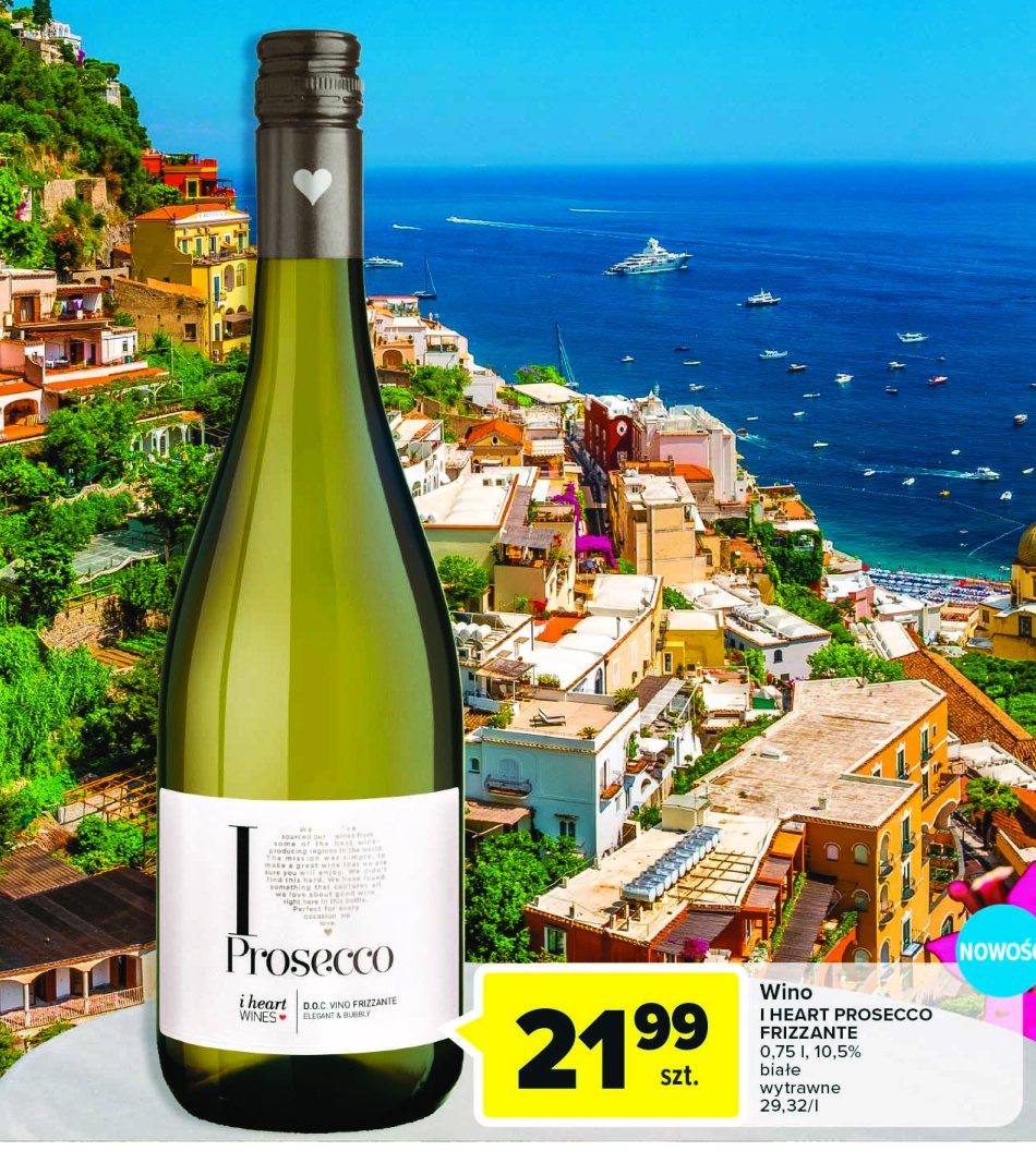 Wino I HEART PROSECCO promocja