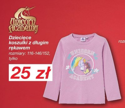 Koszulka dziecięca z długim rękawem promocja w KiK