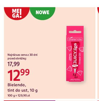 Wazelinka do ust arbuz Bielenda promocja w Rossmann