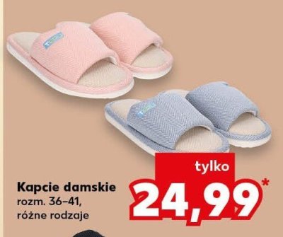 Kapcie damskie promocja w Kaufland