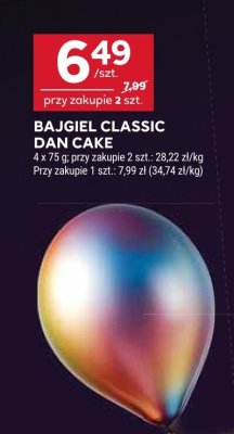 Bajgiel Classic Dan Cake promocja w Stokrotka