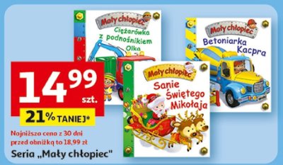 Seria Mały chłopiec - różne tytuły promocja w Auchan