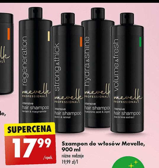 Szampon do w艂os贸w hydra & shine Mevelle promocja