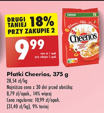 Płatki śniadaniowe Cheerios promocja