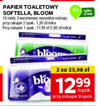 Papier toaletowy BLOOM promocja