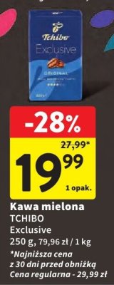 Kawa mielona TCHIBO Exclusive promocja w Intermarche