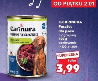 Pasztet dla psów z jagnięciną promocja w Kaufland