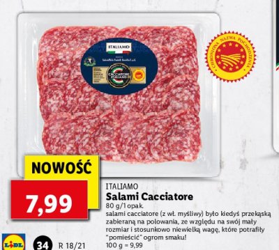 Salami cacciatore Italiamo promocja