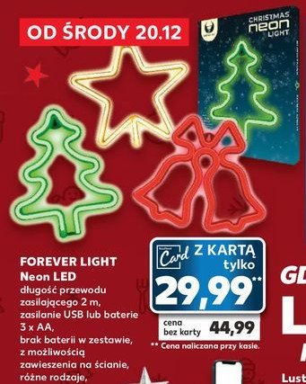Choinka led neon FOREVER LIGHT promocja