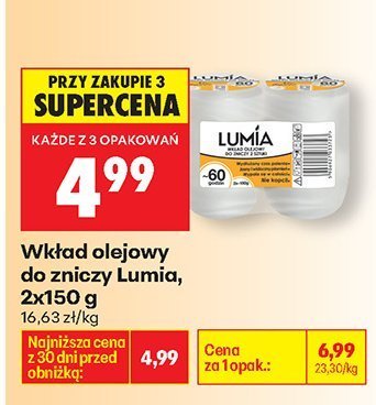 Wkład olejowy do zniczy promocja w Biedronka