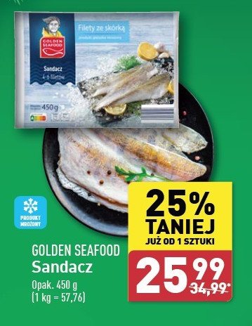 Filet z sandacza Golden seafood promocja w Aldi