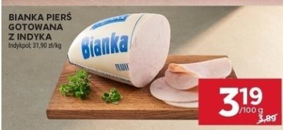 Bianka pierś gotowana z indyka Indykpol promocja w Stokrotka