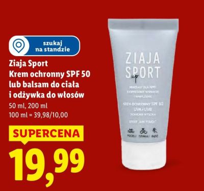 Balsam do ciała i odżywka do włosów promocja w Lidl