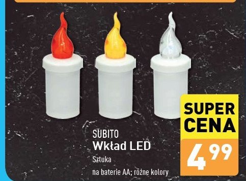 Wkład led 30 dni czerwony Subito promocja