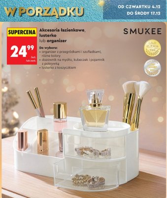 Organizer z przegródkami i szufladkami SMUKEE promocja w Biedronka