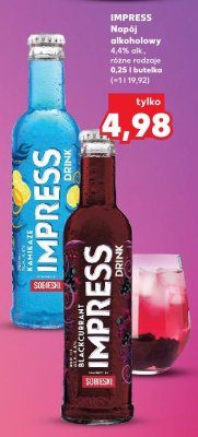 Napój alkoholowy IMPRESS różne rodzaje promocja w Kaufland