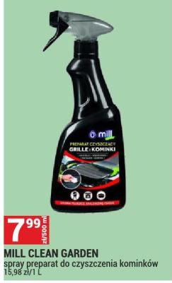 MILL CLEAN GARDEN spray preparat do czyszczenia kominków promocja w Merkury Market