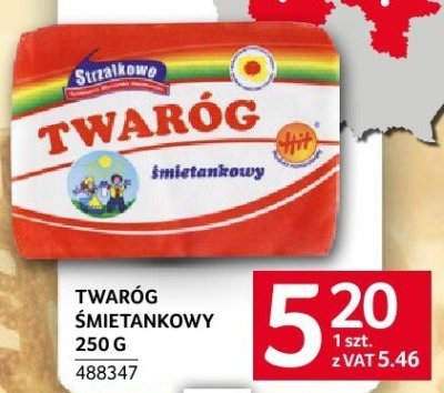 Twaróg śmietankowy 250 g promocja w Selgros
