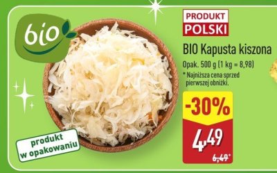 BIO Kapusta kiszona promocja w Aldi