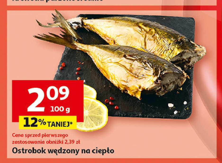 Ostrobok wędzony promocja w Auchan