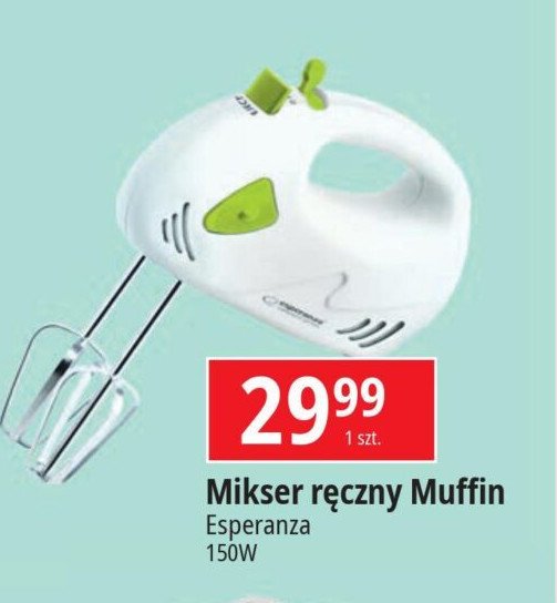 Mikser ręczny muffin Esperanza promocja