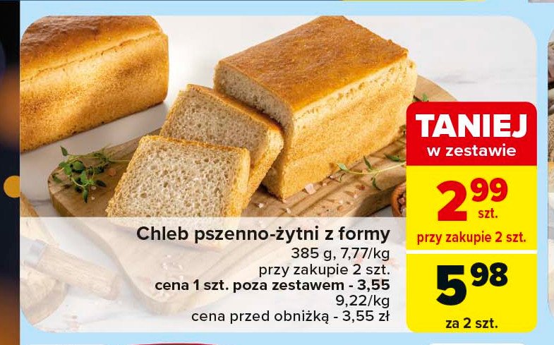 Chelb pszenno-żytni z formy promocja