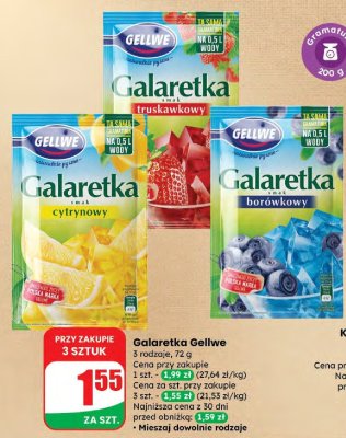 Galaretka cytrynowa promocja w Dino