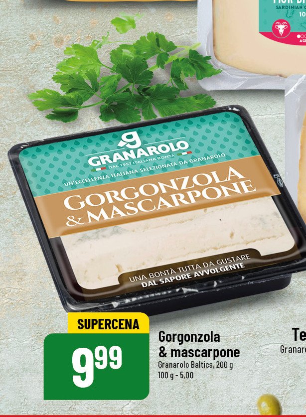 Ser gorgonzola & mascarpone GRANAROLO promocja