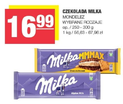 Czekolada Milka Mondelez promocja w SPAR