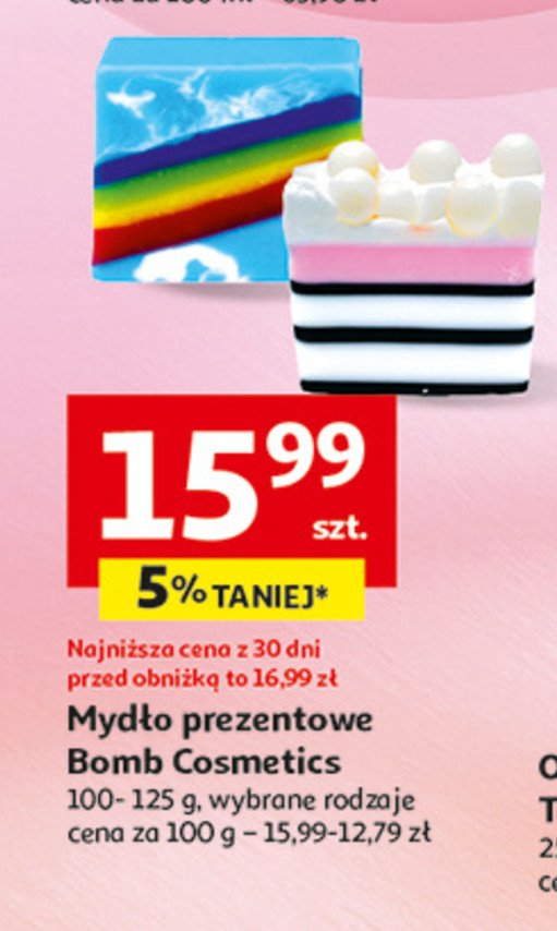 Mydło glicerynowe walk on the wild side BOMB COSMETICS promocja w Auchan