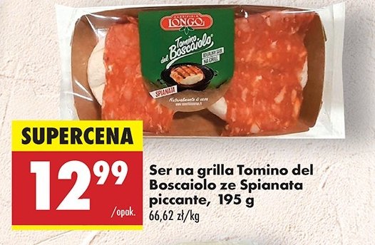 Ser na grill tomino del boscaiolo ze speckiem Longo promocja w Biedronka