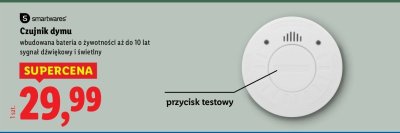 Czujnik dymu  promocja w Lidl