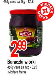 Buraczki wiórki Wiodąca marka rustica promocja