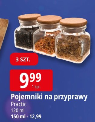 Pojemniki na przyprawy Practic 120 ml / 150 ml promocja w Leclerc