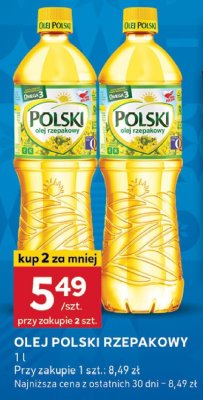 Olej polski rzepakowy promocja w Stokrotka