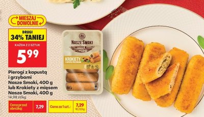 Krokiety z mięsem Nasze Smaki promocja w Biedronka