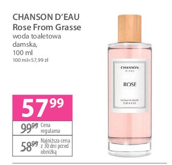 Woda toaletowa Chanson d'eau rose promocja