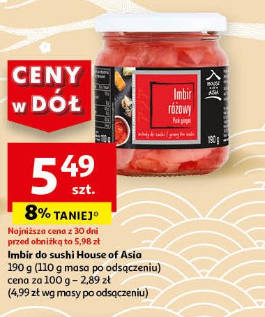 Imbir różowy House of asia promocja